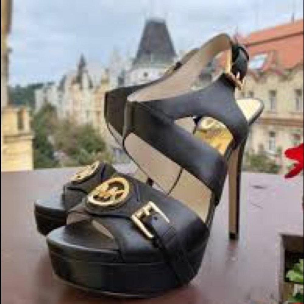 Michael Kors High Heel Strap Sandal Shoes Size 9M